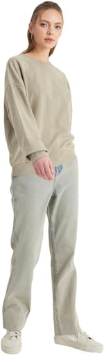 Wrangler Bisiklet Yaka Sweatshirt Sweatshirt Kadın