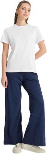 Wrangler Bisiklet Yaka T-shirt W241357 T-shirt Kadın