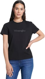 Wrangler Bisiklet Yaka T-shirt W241357 T-shirt Kadın
