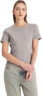 Wrangler Bisiklet Yaka T-shirt W241600 T-shirt Kadın