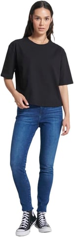 Wrangler Bisiklet Yaka T-shirt W241608 T-shirt Kadın