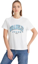 Wrangler Bisiklet Yaka T-shirt W7N4205541 T-shirt Kadın