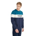 Wrangler Regular Fit Erkek Sweatshirt Petrol XL