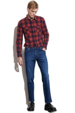 Wrangler Texas Slim Jean Kot Pantolon Kot Pantolon Erkek
