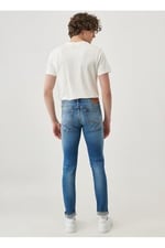 Wrangler Texas Slim Jean Kot Pantolon Erkek Jean Pantolon, Mavi, 40/32