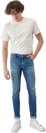 Wrangler Texas Slim Jean Kot Pantolon Erkek Jean Pantolon, Mavi, 40/32