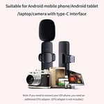 Wsolar Mini Kablosuz Yaka Mikrofonu 360° Çok Yönlü Yaka Mikrofonu Gürültü Azaltma Type-C Android Akıllı Telefon ile Uyumlu YouTube için Tablet Facebook Canlı Akış Video Kaydı Vlog Röportaj Çevrimiç-
