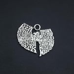 Wu Tang 20 Year Örme Zincir Kolye - Gümüş Kaplama - Erkek Kadın Kolye - No:1534
