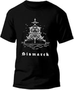WW2 - BISMARCK - Özel Tasarım Tişört-1 -
