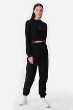 WWF - India Flamingo SuperSoft Crop Sweatshirt Crop Sweatshirt Kadın