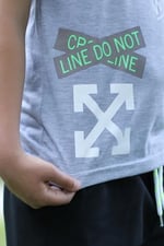 X Baskılı%100 Pamuk Erkek Çocuk T-shirt 9-16 Yaş