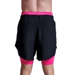X-bionic Effektor 2in1 Shorts Men Erkek Siyah Koşu Şortu