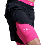 X-bionic Effektor 2in1 Shorts Men Erkek Siyah Koşu Şortu