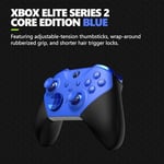 Xbox Elite Series 2 Core Wireless Gaming Controller – Blue Series X|S, One, Windows PC, Android, and iOS