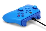 Xbox Series X|S ve Windows 10/11 için kablolu PowerA Controller - Mavi, Gamepad, kablolu video oyun denetleyicisi, oyun denetleyicisi, Xbox One, Type C ile uyumlu, resmi lisanslı
