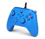 Xbox Series X|S ve Windows 10/11 için kablolu PowerA Controller - Mavi, Gamepad, kablolu video oyun denetleyicisi, oyun denetleyicisi, Xbox One, Type C ile uyumlu, resmi lisanslı