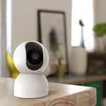 Xiaomi Akıllı Kamera C400, 1440p WiFi Kamera, Bebek Monitörü, İç Mekan Kamerası, Evcil Hayvan Kamerası, Gece Görüşü, 360° Dönen Başlık, Beyaz - Seçenekler: C400, C100
