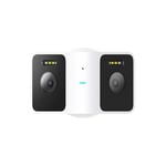 Xiaomi Outdoor Camera CW100 Dual White - Akıllı Güvenlik Kamerası | IP66 Su Geçirmez, Gece Görüşü Renkleri, İki Yönlü Ses, Işık Alarmı Sesi, Araç Kişi Tanıma