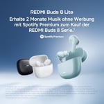 Xiaomi Redmi Buds 8 Lite White Kablosuz Bluetooth Kulaklık, 42dB Aktif Gürültü Engelleme, Yapay Zeka Gürültü Azaltma, 36 Saat Pil Ömrü, Beyaz
