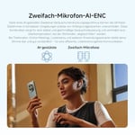 Xiaomi Redmi Buds 8 Lite White Kablosuz Bluetooth Kulaklık, 42dB Aktif Gürültü Engelleme, Yapay Zeka Gürültü Azaltma, 36 Saat Pil Ömrü, Beyaz