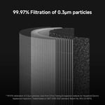 Xiaomi Smart Air Purifier 4 Lite hava temizleyici (%99,97 hayvan tüyleri, polen, toz, virüsler ve aerosole: PCADR 360m³/h, FCADR 120m³/h, 43m², dokunmatik ekran, uygulama ve ses kontrolü için optimum)
