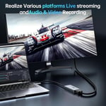 XIIXMASK Video yakalama kartı USB 3.0, 100 W PD HDMI USB/USB C 1080P HD 60 fps Live ve Record Video Audio Game MS2130, Switch Xbox PS4/5 Live Broadcast, oyun, akış için