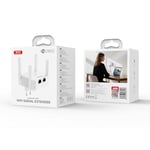 XO Simple is Beauty 1200Mbps Çift Bant WiFi Sinyal Güçlendirici –4 Harici Anten, 2.4G & 5G, WPA2 Şifreleme, WAN/LAN Portlu, Çoklu Çalışma Modlu Kablosuz Ağ Genişletici, TX01, Beyaz