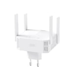 XO Simple is Beauty 1200Mbps Çift Bant WiFi Sinyal Güçlendirici –4 Harici Anten, 2.4G & 5G, WPA2 Şifreleme, WAN/LAN Portlu, Çoklu Çalışma Modlu Kablosuz Ağ Genişletici, TX01, Beyaz