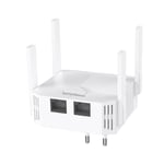 XO Simple is Beauty 1200Mbps Çift Bant WiFi Sinyal Güçlendirici –4 Harici Anten, 2.4G & 5G, WPA2 Şifreleme, WAN/LAN Portlu, Çoklu Çalışma Modlu Kablosuz Ağ Genişletici, TX01, Beyaz