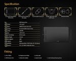 XP-PEN Deco 01 Grafik Tablet 10x6 İnç Çizim Tablet Pilsiz Stylus 8192 Basınç Hassasiyeti