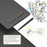 XP-PEN Deco 01 Grafik Tablet 10x6 İnç Çizim Tablet Pilsiz Stylus 8192 Basınç Hassasiyeti