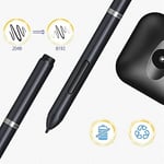 XP-PEN Deco 01 grafik tableti, 10 x 6,25 inç kalem tableti, 8 ekspres tuşlu, 266 RPS 8192 basınç hassasiyeti, eldivenli, ev, ofis ve e-öğrenme için ideal