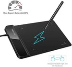 XP-Pen G430S 4 x 3 inç grafik tablet OSU! Oyun kalemi Tablet Kalem Tablet 8192 Basınç hassasiyet seviyesi 266 RPS (G430S, siyah)