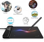 XP-Pen G430S 4 x 3 inç grafik tablet OSU! Oyun kalemi Tablet Kalem Tablet 8192 Basınç hassasiyet seviyesi 266 RPS (G430S, siyah)