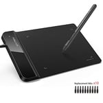 XP-Pen G430S - Grafik tablet, pasif kapasitif kalem 8192 seviyeler, boyutu 4 x 3 inç, OSU çizim imza oynamak için