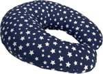 XPERMATE Bebek Emzirme Yastığı Bebek Destek Minderi Fermuarlı Yıkanabilir Kılıf 55x60 (Yıldızlı Lacivert)