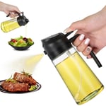 Yağ Püskürtme Şişesi, 2'li Yağ Dağıtıcı ve Püskürtücü, Mutfak için 470ml Yağ Şişesi, Hava Fritözü, Barbekü Salata ve Biftek için Yağ Püskürtme Şişesi'