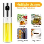 Yağ püskürtücü şişe, 100 ml sirke püskürtücü, sos spreyi, ızgara, zeytinyağı cam şişe, mutfak, pişirme, salata, ekmek pişirme, barbekü için (1 adet)