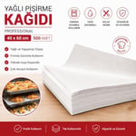 Yağlı Pişirme Kağıdı 40x60 cm 500 Yaprak 1 Adet