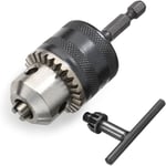 Yakamoz 0,6 – 6,5 mm 3/8 – 24UNF mandren adaptör dönüştürücü ile 1/10,2 cm Quick Change Hex şaft | etki sürücü dönüşümü Alet