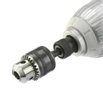 Yakamoz 0,6 – 6,5 mm 3/8 – 24UNF mandren adaptör dönüştürücü ile 1/10,2 cm Quick Change Hex şaft | etki sürücü dönüşümü Alet
