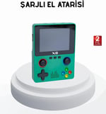 YamanHobi 3.5 İnç IPS Ekranlı Taşınabilir Oyun Konsolu Ergonomik Çift Tetikli