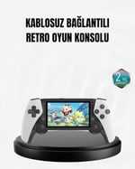 YamanHobi 4.3 İnç Ekranlı Retro Oyun Konsolu – 64 GB Hafızalı, Şarjlı ve Multimedya Destekli