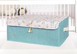 YamanHobi Baby Püsküllü Kapaklı Kutu Düzenleyici Çok Amaçlı Organizer Kutu Baza Boy (yeşil) -04249