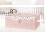 YamanHobi Baby Püsküllü Kapaklı Kutu Düzenleyici Çok Amaçlı Organizer Kutu Baza Boy (pembe) -04249