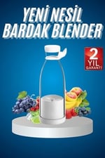 YamanHobi Meyve Sıkacağı Taşınabilir USB Elektrikli Blender Mini