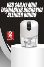 YamanHobi Mini Doğrayıcı Rondo Taşınabilir Mini El Blender Paslanmaz Çelik