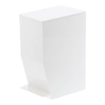 YAMAZAKI Çöp Kutusu, plastik, Beyaz, 19 x 12 x 27,5 cm