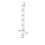 YAMAZAKI Joint bag Holder S - Zincir - beyaz