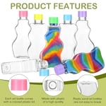 Yaomiao 30'lu Paket 70 ml Plastik Kum Sanat Şişeleri Çocuklar için Mantarlı 3 Stil Kum Sanatı Şeffaf Konteynerler Kum Sanatı Düğün Davetiyeleri Eğlenceli Sanatlar El Sanatları Malzemeleri Erkek Kız